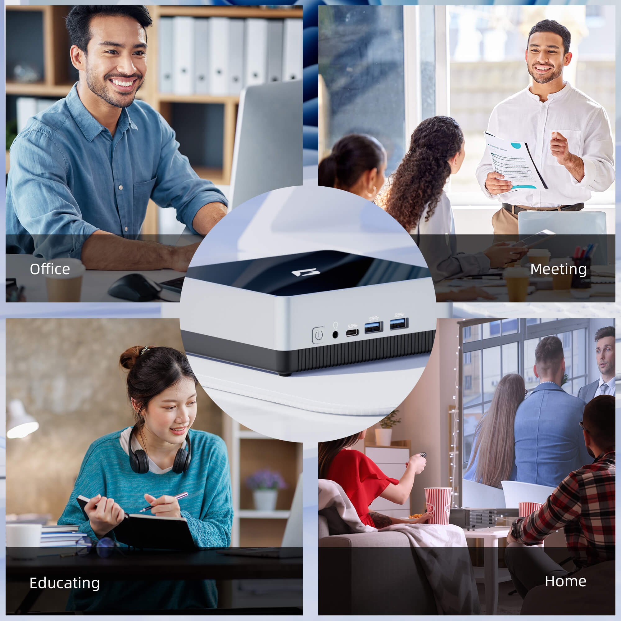 Desktop Mini Computer N100 Processors Nano A1 Win 11 Pro 8GB – CyberGeekPC